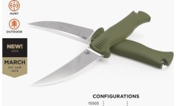 Benchmade 15505 Meatcrafter 4 Zoll, Santoprene