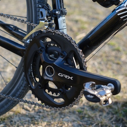 Shimano GRX FC-RX600-11 Front Chainring // 2x11-speed, 46/30T, 172.5 mm