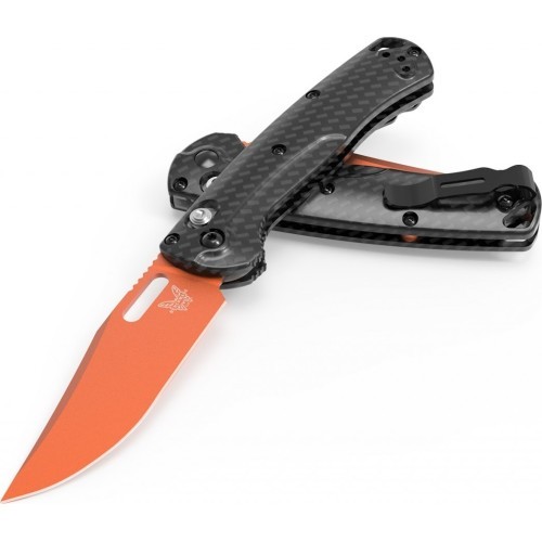 Нож Benchmade 15533OR-01 Mini Tagged Out, карбон