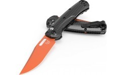 Benchmade 15533OR-01 Mini Tagged Out peilis, anglies pluoštas