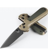 Benchmade 431BK-1 REDOUBT, Tanto tipo, žalias Grivory