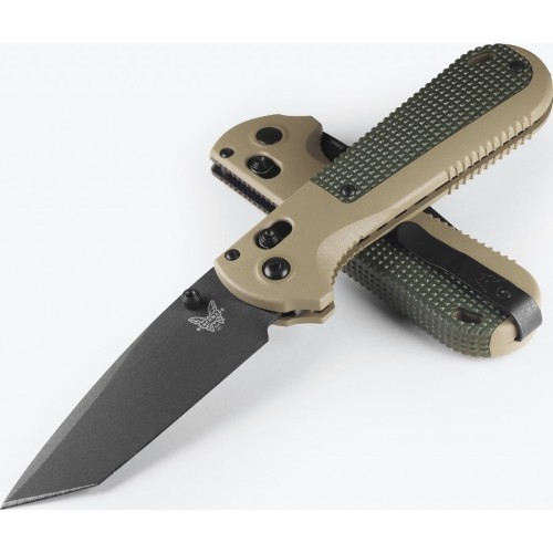 Benchmade 431BK-1 REDOUBT, Tanto, Green Grivory