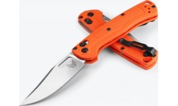 Benchmade 15533 MINI TAGGEDOUT peilis, oranžinis Grivory