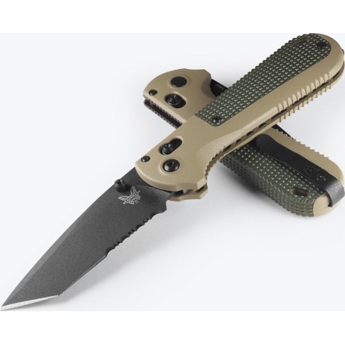 Benchmade 431SBK-1 Redoubt, танто, зелёный Grivory