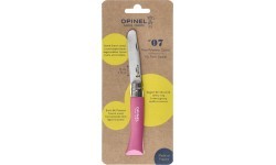 Vaikiškas peilis My first Opinel Nr.7 rožine rankena