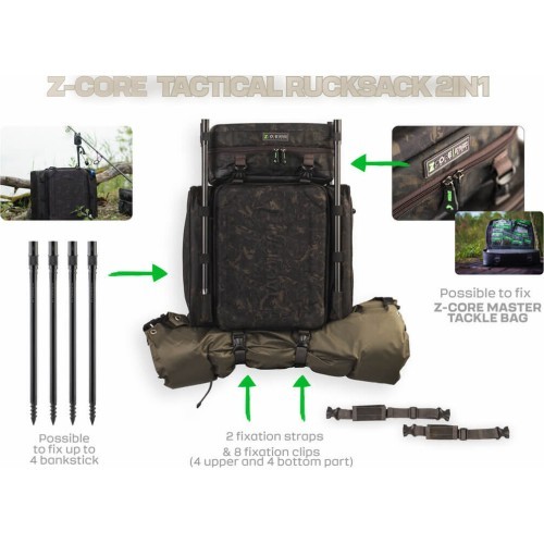 ZFISH Tactical Rucksack Z-CORE 2in1