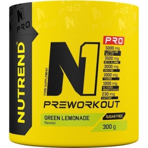 Предтренировочный комплекс Nutrend N1 Pre-Workout 300 г