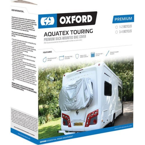 Uždangalas 3–4 dviračiams Oxford Aquatex Touring Premium