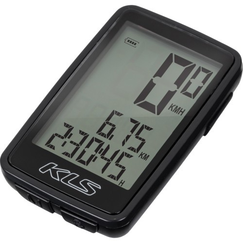 KLS Contest WL Bicycle Computer / Wireless / 8 Functions (Black)