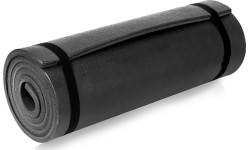 A two-layer sleeping pad 180x50x1 cm with increased mechanical resistance black Spokey CAMPINOS