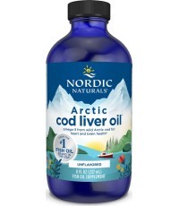 Nordic Naturals Arctic Cod Liver Oil (menkių kepenų aliejus) 237 ml.