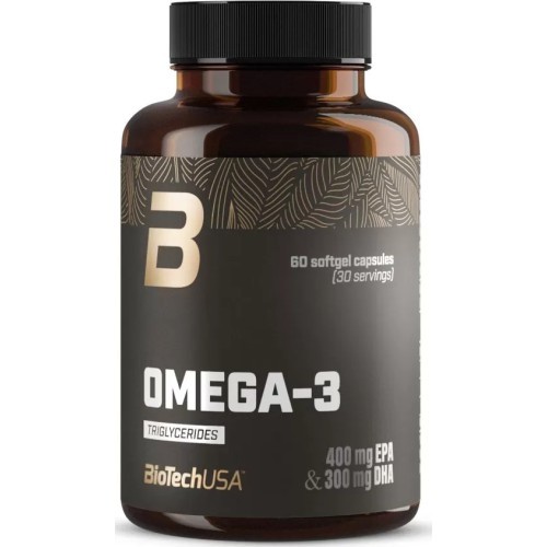 Biotech Omega-3 Triglycerides 60 caps.