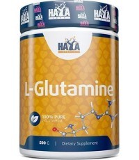 Haya Labs 100% чистый L-глютамин, 500 г