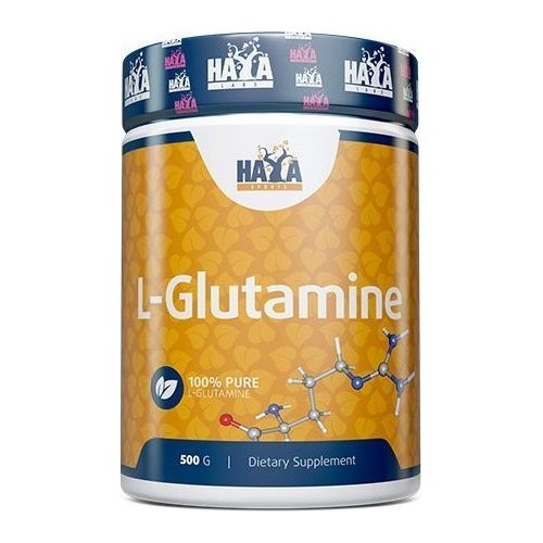 Haya Labs 100% чистый L-глютамин, 500 г