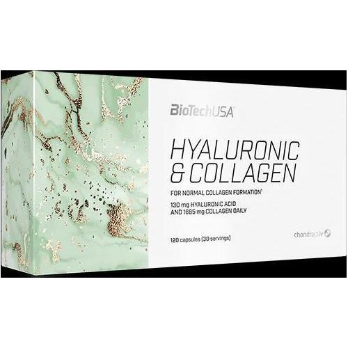 Biotech Hyaluronic & Collagen, 120 caps.