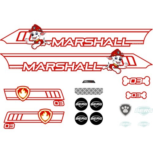 Buzzy - Набор наклеек Marshall