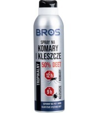 Purškalas nuo erkių ir uodų Bros Deet, 180ml