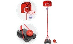 Basketball basket for children adjustable height ball pump