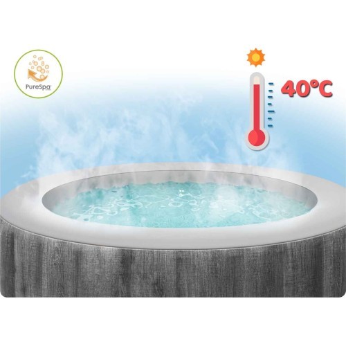 Nadmuchiwane SPA kwadratowe basen z hydromasażem 4 os. 175x71 cm akcesoria premium INTEX 28446