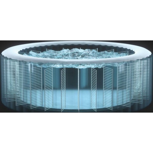 Pripučiamas kvadratinis SPA baseinas su hidromasažu 4 asm. 175x71 cm INTEX 28446