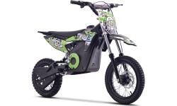Электрический мотоцикл WOLF-E, зелёный