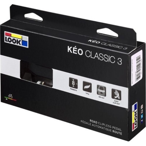 Look Keo Classic 3 pedals, black-white