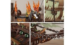 Piratų laivo konstruktorius, 4364 dalių