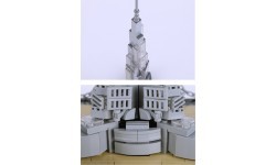 Конструктор Бурдж-Халифа, 555 деталей