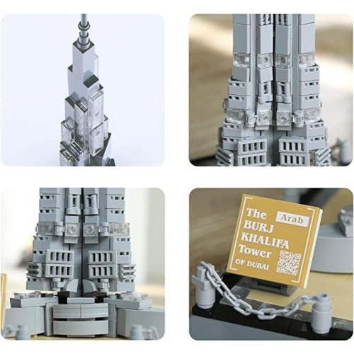 Burj Khalifa Building Series Set 555pcs.