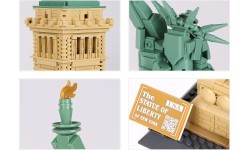 Building Blocks Set Series Buildings Statue of Liberty 1409pcs.