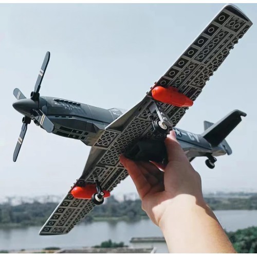 Military Airplane Building Blocks Set 256 pcs.