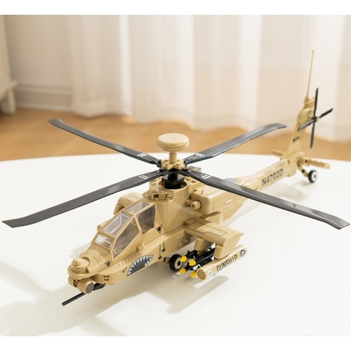 Military Helicopter Building Blocks Set 255pcs.