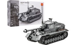 Pilkas statybinių blokelių rinkinys 632 vnt.