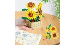 Flowers Sunflowers Blocks Set 550pcs.