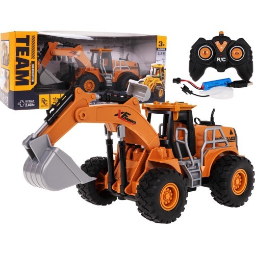 R/C Lights and Smoke Excavator