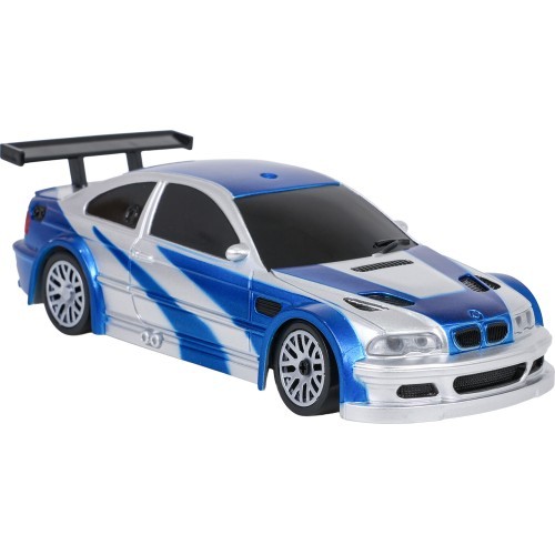 R/C driftinis automobilis 1:43 mėlynas + priedai