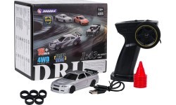 Радиоуправляемая дрифт-машина 1:43 белая + аксессуары