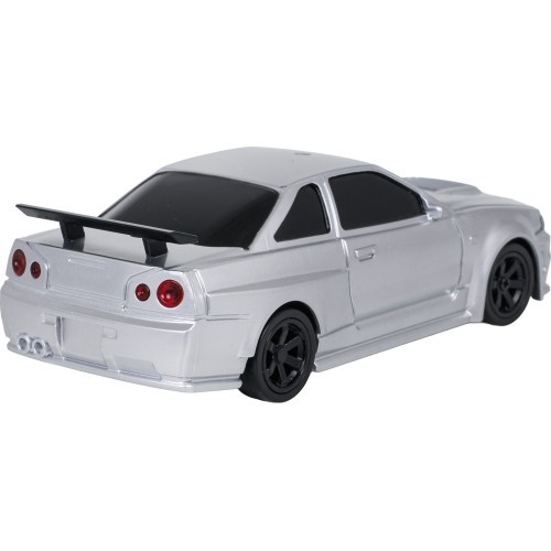 R/C driftinis automobilis 1:43 baltas + priedai