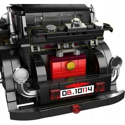 Konstruktorius „Retro automobilis“ raudonas, 1308 dalys