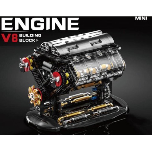 502el Engine Bricks Set.