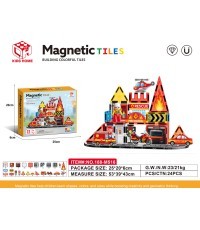 Fire Brigade Magnetic Bricks Set 32el.