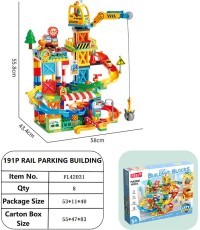 Construction Site Cars Track Set 191el.