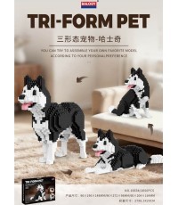 Конструктор Husky собака 3в1, 1050 дет.