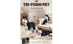 Husky dog 3in1 bricks set 1050el.