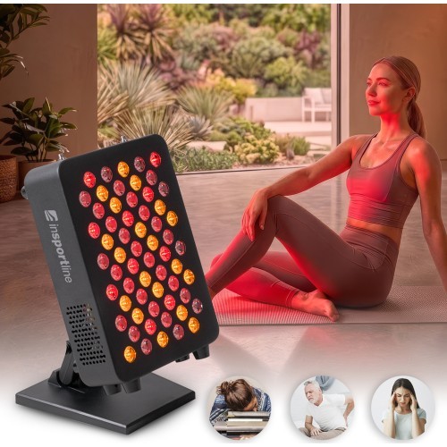 Infraraudonųjų spindulių LED skydas inSPORTline Katuni EVO – 60 LED - Juoda