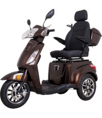 Электрический трехколесный скутер inSPORTline Zorica Deluxe (часть комплекта) - Коричневый