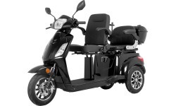 Two-Person Three-Wheel Electric Scooter inSPORTline Zorica Duo - Black