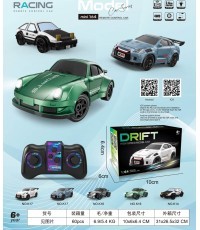 Dreifo automobilis SPORT R/C 1:64 juodas