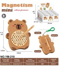 Capybara magnetic board