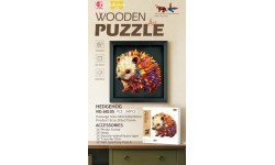Wooden Jigsaw Puzzle Set 160el. Hedgehog